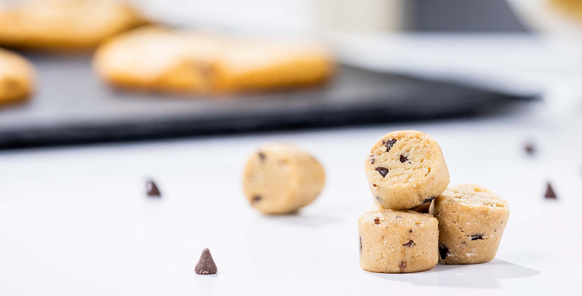 cookie dough up close